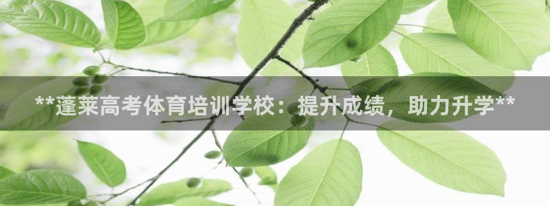 尊龙凯时是不是合法：**蓬莱高考体育培训学校：提升成