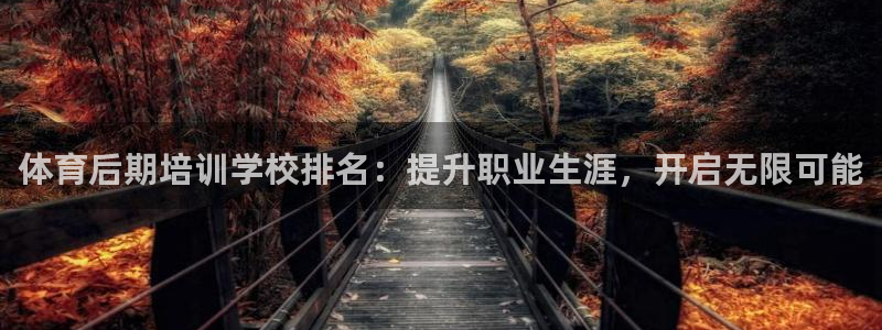 凯时赢来就送38：体育后期培训学校排名：提升职业生涯