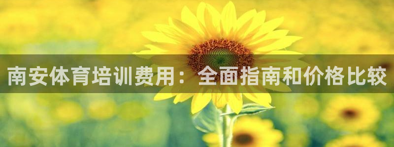 凯时是AG优质运营商：南安体育培训费用：全面指南和价