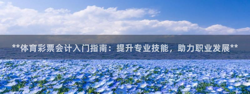尊龙官方身高：**体育彩票会计入门指南：提升专业技能