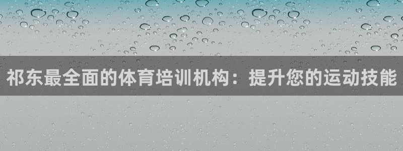 凯时kb88公司简介：祁东最全面的体育培训机构：提升