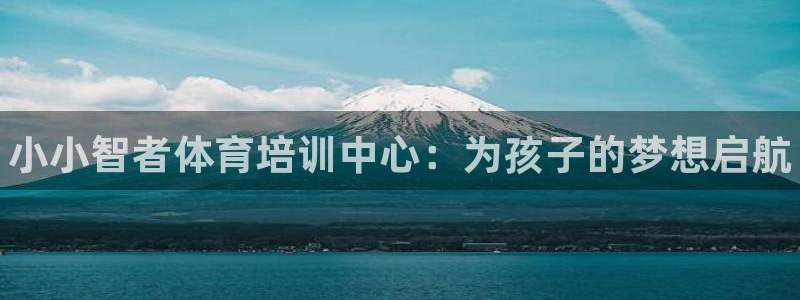 尊龙凯时官方下载：小小智者体育培训中心：为孩子的梦想